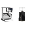 Rancilio Silvia BC PID, white + Eureka Mignon Turbo, BL black