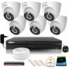 Dahua IP Surveillance Kit 2MPx 6 vonkajších kamier IR LED osvetlenie 30m