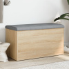 Úložná lavička dub sonoma 82x42x45 cm kompozitné drevo-ForU-835049