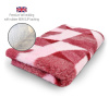 DRYBED Premium Vet Bed Mozaika červený 150 x 100 cm