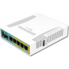 MikroTik RouterBOARD RB960PGS, hEX PoE, 800MHz CPU, 128MB RAM, 5x GbE, USB, PSU, L4