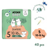 Moomin Baby Jednorazové eko plienky 5 Maxi 10–16 kg (40 ks)