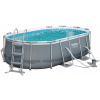 Oválny rámový bazén Bestway 424 x 250 cm (Rámový bazén Bestway 56620 424x250x100)
