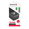 Externá batéria (Power Bank) SWISSTEN Power Line - 40000 mAh - 100W - čierna