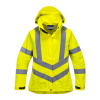 PORTWEST EXECUTIVE S768 / Dámska reflexná HiVis bunda HiVi 5v1 - HV žltá XXL
