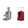 Rocket Espresso Porta Via + Eureka Mignon Silenzio, BL ferrari red