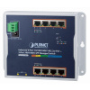 Planét WGS-4215-8P2S plochý L2/L4 switch, 8x1Gb, 2x1Gb SFP, 8x PoE 802.3at 200W, 48-56VDC, -40~75°C, IP30, fanless