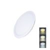 Solight WD146 Mini zapustený panel LED 6W, 450lm, 3000K/4000K/6000K, IP20, okrúhly, biela