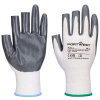 PORTWEST Rukavice A311 nitrilové, Grip 13 bez 3 prstů, 12 párů POR-A311W7RXXL 2XL Bílá/šedá