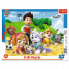 Trefl deskové Paw Patrol/Tlapková patrola na stopě 37x29cm 25 dielov ve fólii v boxu