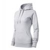 MALFINI® Mikina dámska Cape svetlosivý melír Veľkosť: M 4140314
