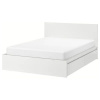 IKEA MALM Rám postele s 2 kontajnermi biela 180x200 (IKEA MALM Rám postele s 2 kontajnermi biela 180x200)