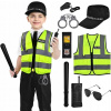 SADA MALÉHO POLICAJTA, DETSKÉ POLICAJNÉ DOPLNKY, VESTA, ČIAPKA, OBLEČENIE