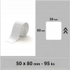 Niimbot štítky R 50x80mm 95ks Bílé pro B21, B21S, B3, B1S A2A88358701