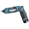 Makita TD022DSE Rázový uťahovák, 7.2 V, 1.5 Ah Li-Ion akumulátor vr. 2x aku, taška, TD022DSE; TD022DSE