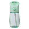 B.box Fľaša na pitie so slamkou Junior 380 ml - spearmint