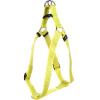 Postroj Flamingo Step&Go Ziggi Reflective Yellow - neónový nášlapný postroj pre psa, pracka so zámkom, žltá - XL