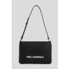 ENVELOPE KARL LAGERFELD K/SKUARE EMBOSSED POUCH BLACK