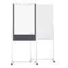 Magnetoplan mobilné Design-Multifunkčná tabuľa 3-v-1