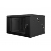 Lanberg WF02-6606-10B rack 6U Nástěnný regál Černá
