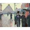Maľovanie podľa čísel - Paris street; Rainy day (Gustave Caillebotte), 40 x 50 cm, bez rámu a napnutého plátna 8596530062448
