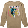 pánske tričko BURTON NUCLEAR AIR LS TEE Summit Taupe L