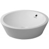 Duravit Starck 1 Umývadlová misa, priemer 53 cm, s prepadom, WonderGliss, biela 04475300001
