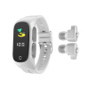 HAMTOD N8 white smartwatch + bluetooth headset, 0,96