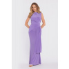 Koktejlové šaty MOE Farba: Fialová, Veľkosť: XL