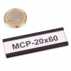 Magnetický štítok na označovanie, 60 × 20 mm
