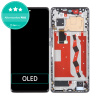 LCD displej + Dotykové sklo + Rám + Batéria Huawei Nova 10 Starry Black Aftermarket PRO
