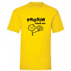 Prosím použi ho! - Žltá , Pánske , XXL