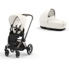 Cybex e-Priam Rose Gold, Off White elektrický kočík