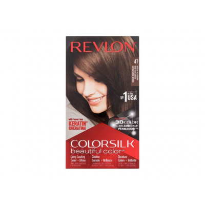 Revlon Colorsilk Beautiful Color 47 Medium Rich Brown (W) 59,1ml, Farba na vlasy