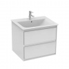 Ideal Standard Connect Air Skrinka pod umývadlo, 60x44x52 cm, lesklá biela/svetlosivá mat E0818KN