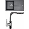 Set Sinks (dřez Perfecto 860 Titanium 72 + baterie Enigma S Titanium 72) PE86072ENSGR72