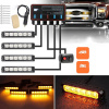 4x VÝSTRAŽNÉ SVIETIDLÁ STROBOSKOP POMOC ODŤAHOVKA LED 12V