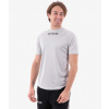 SHIRT GIVOVA ONE MICROFORATA krátke tričko svetlo šedá 2XL