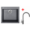 Sinks CUBE 560 Titanium + Vitalia GR G9572
