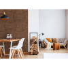 Interex design Dekoračný element z MDF na stenu WAVE / Orech tmavý