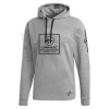 Unihoc Hood Superior Grey Melange M šedá
