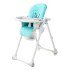 Bo Jungle Jedálenská stolička B-DINNER CHAIR Varianta: WHEELY Blue