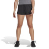 adidas Train Essentials 3-Stripe Pacer Shorts Womens Black 16 (XL)