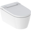 GEBERIT AquaClean Sela závesný elektronický bidet s keramikou, TurboFlush, 375 x 565 mm, matná biela/kryt matná biela, s povrchom KeraTect, 146.220.JT.1