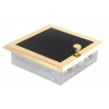PARKANEX 195 x 195 mm ( 16x16cm ) mosadzná krbová mriežka so žalúziou