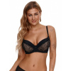 Push-up podprsenka LUPOLINE 2314 čierna 65G