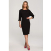Dámske šaty S324 čierna - Stylove XXL