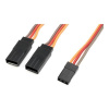GForce Kabel serva Y plochý JR 22AWG 15cm