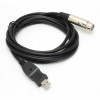 USB ADAPTÉROVÝ KÁBEL PRE XLR SLÚCHADLOVÝ KÁBEL PRE MIKROFÓN 3 M NAHRÁVANIA
