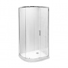 Jika Tigo - Sprchový kút, 780x980 mm, Jika Perla Glass, strieborná/transparentné sklo H2512110026681